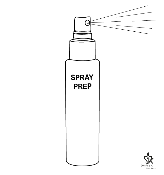 Spray Prep Juhász Kitti Nail Artist